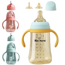 Sippy Cups Drinking Bottle 240ML Spill Proof Feeding Cup Kids Toddler