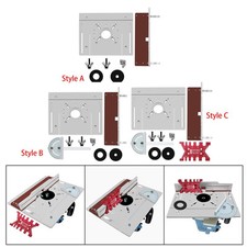 Table de toupie Insert Tondeuse Outils Flip Board Jauge Guide, Bois Fraisage