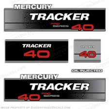 Fits Tracker 40hp Pro Series Engine Decal Kit