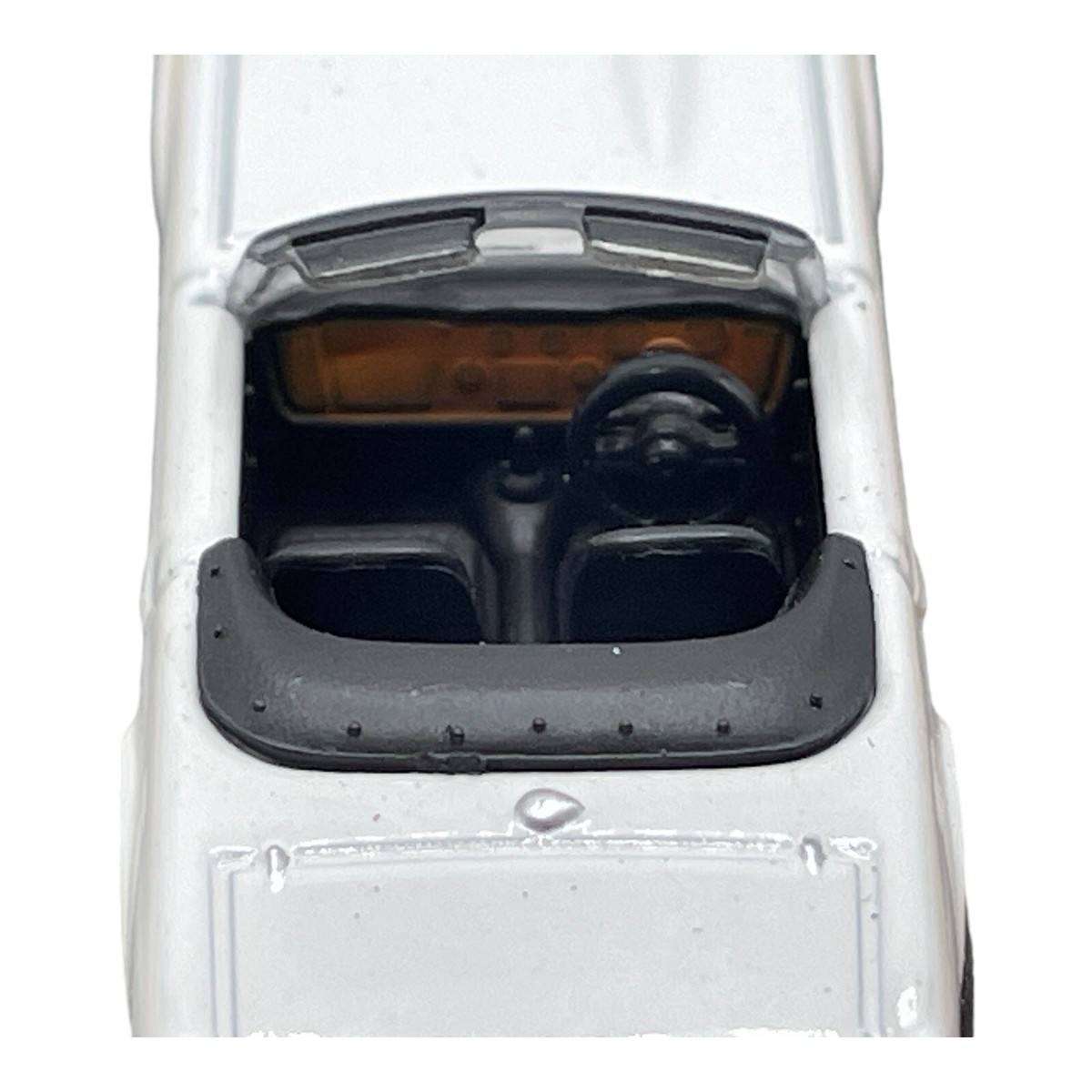 Triumph TR4 White with Black interior Diecast car 1:76 OO Scale