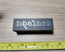 Vintage Letterpress Printing Block aratoga