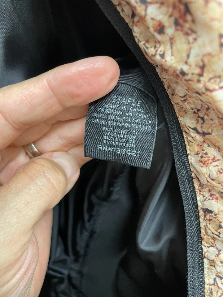 Staple Cork Jacket Windbreaker Nylon XL Championship Hood Hooded Pigeon Foto 4 de 4