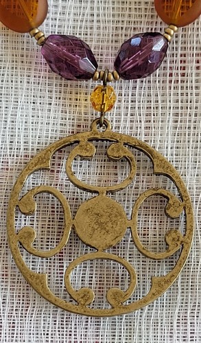 Vintage Cookie Lee Necklace With Medallion - Picture 5 of 14