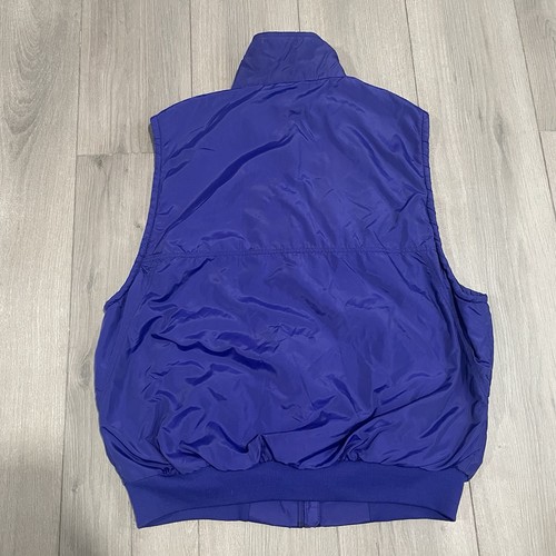 Vtg 90s Patagonia Large Vest Fleece Lined Nylon Water Resistant Purple Usa Made - Picture 10 of 10