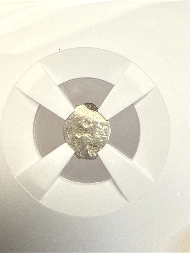 RUSSIA Tsar Mikhail Feodorovich Romanov 1613-1645 SILVER DENGA Coin NGC VF *RARE - Image 3 of 4