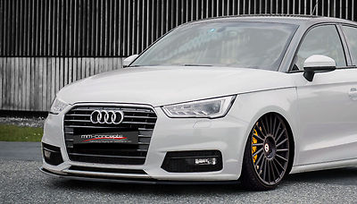 Cup Spoilerlippe für Audi A1 8X Sportback ab Bj. 2014 Front Schwert Splitter IN