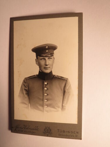 W. Aigner ? Einjähriger Soldat IR 180 CDV 1903 Max Händle - L. Hirz Nf. Tübingen