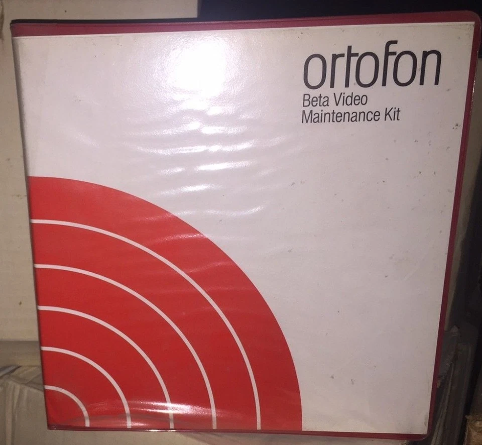 ORTOFON BETA Video MAINTENANCE KIT Cleaner Betamax New Unused Out of Production Foto 3 de 4
