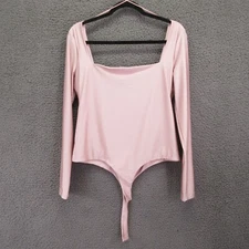 Elodie Bodysuit Women’s XL Blush Nylon Spandex #4460