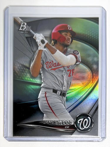 James Wood 2022 Bowman Platinum Top Prospect #TOP-60 Rookie Card - Nationals - 第 1/2 張圖片