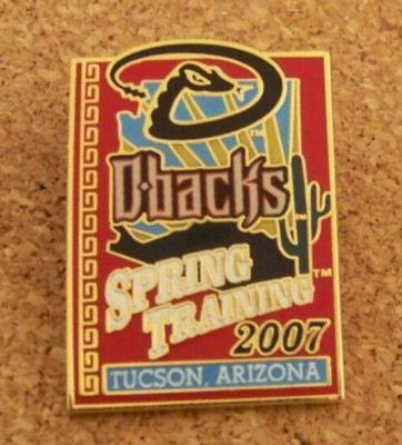 2007 Arizona Diamondbacks Spring Training pin Cactus League FREE S&H c45107