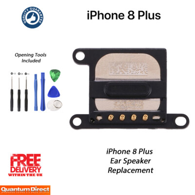 iPhone 7 Plus 8 Plus Ohr Lautsprecher Ohrstück intern Ersatz mit Werkzeug UK Ware