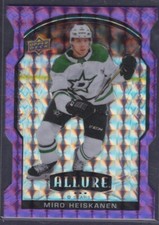MIRO HEISKANEN, 2020 Upper Deck Allure PURPLE DIAMOND #41, /10