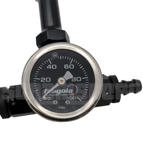 Holley Sniper Stealth EFI 4150 EFI dual inlet fuel line with gauge eBay