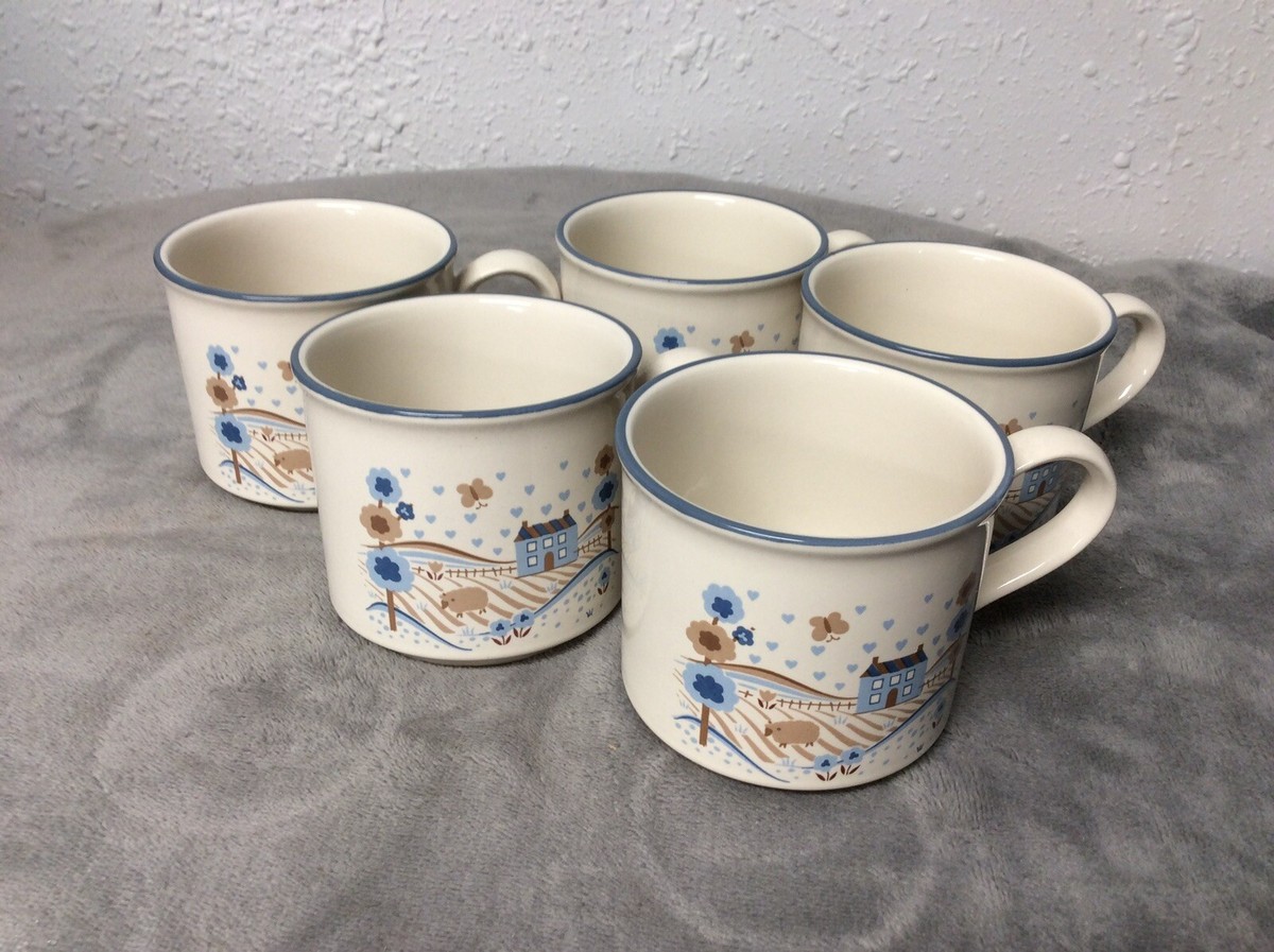 5 Hearthside Museum Collection PRIMITIF Japan Stoneware cup Cups