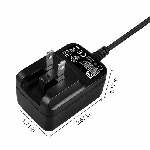 UL 5ft 9V AC Adapter Charger for Haier 10" HLT10 Handheld TV Display