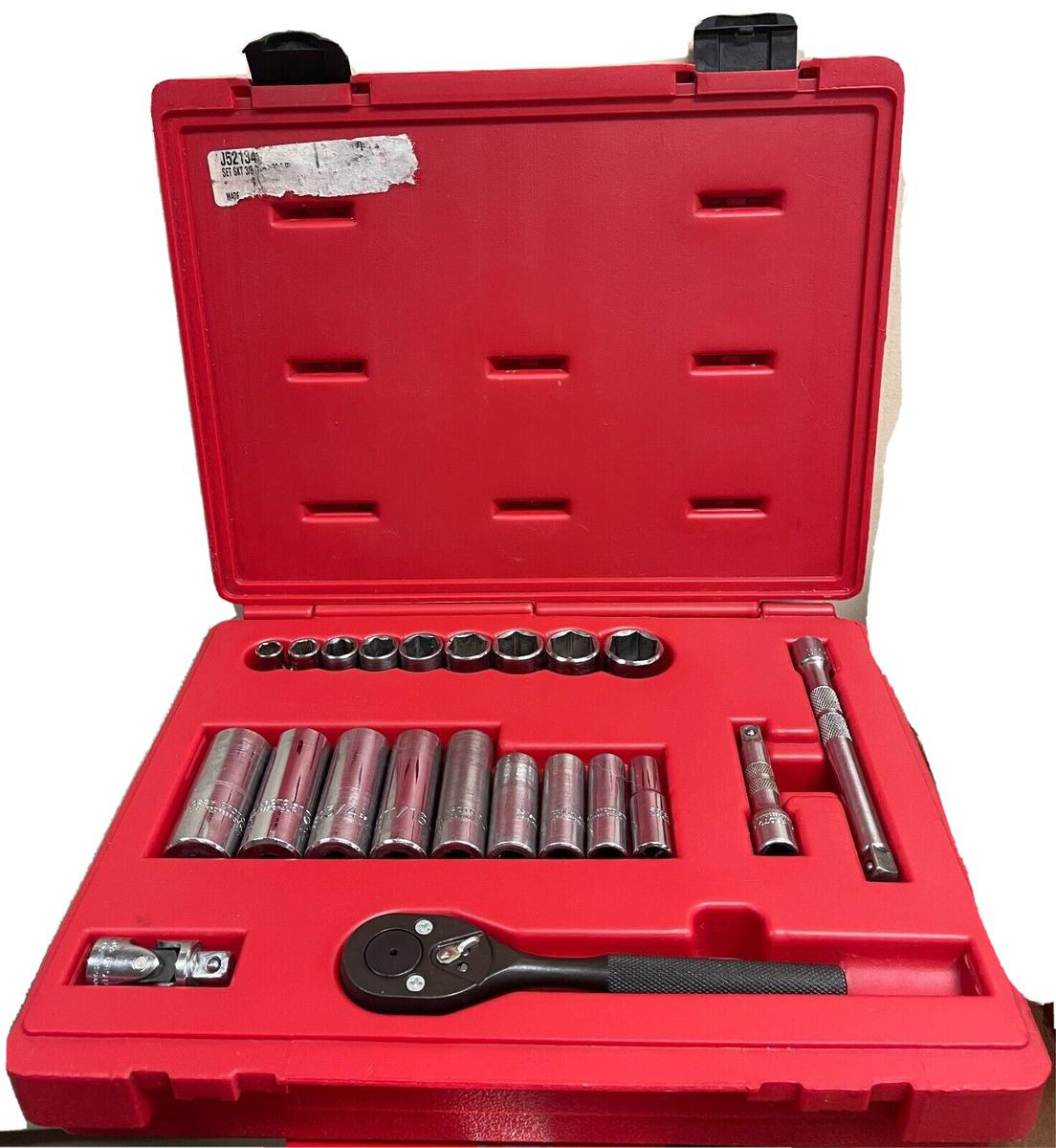 PROTO PROFESSIONAL J52134 SOCKET SET 3/8