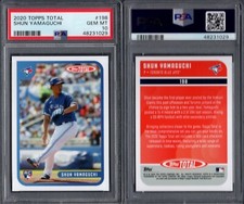 PSA 10 2020 Topps Total #198 Shun Yamaguchi RC PR /3289 POP4 Blue Jays G00 2878