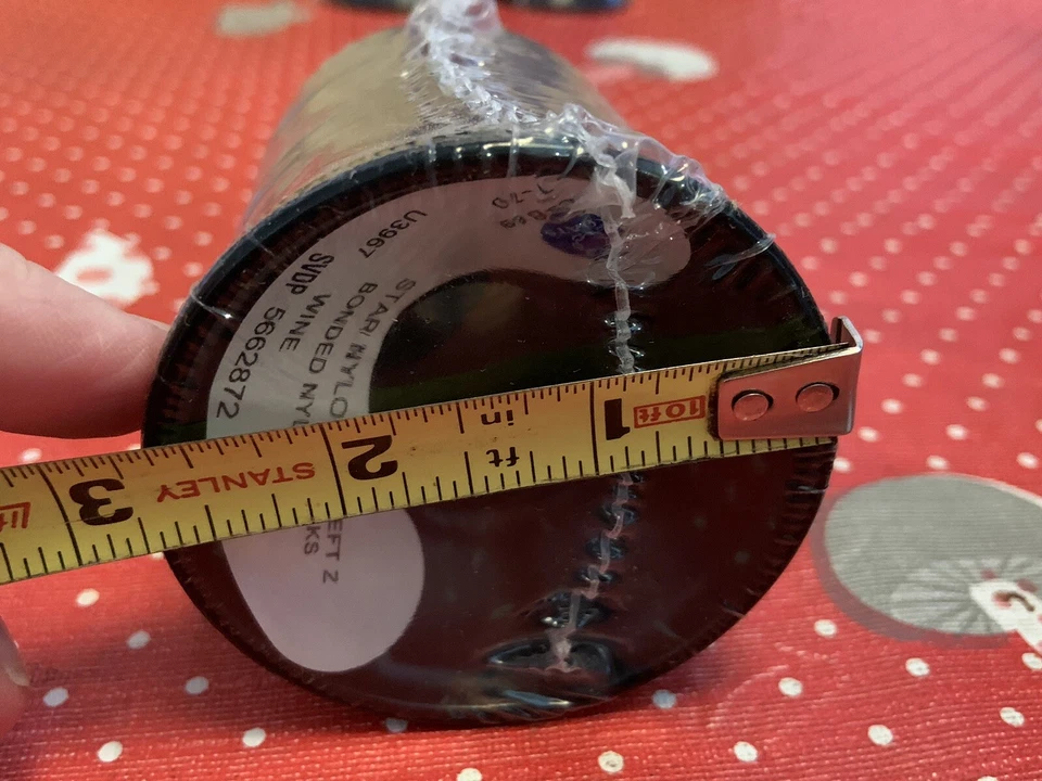 Coats Emb Thread Bonded Nylon Wine NEW Lot Of 6 See Label For Info - Image 4 of 4