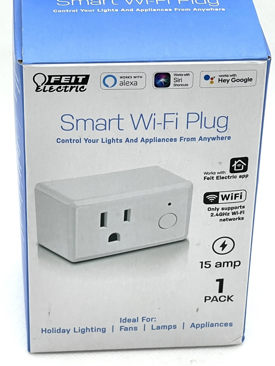 Feit Electric Wi-Fi Smart Plug (1 BOX) COSTCO#1528978