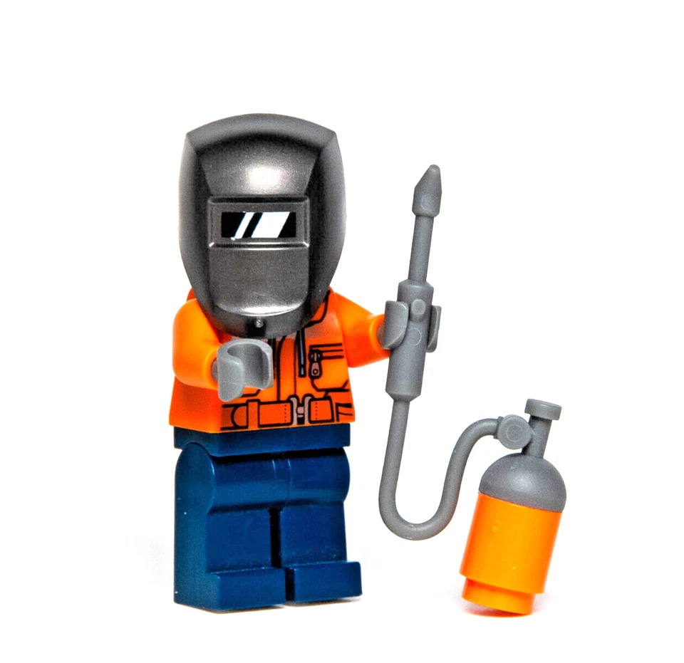 Lego City Fire Minifigura - Soldador en chaqueta de seguridad (cty1115) 60248 Foto 3 de 4