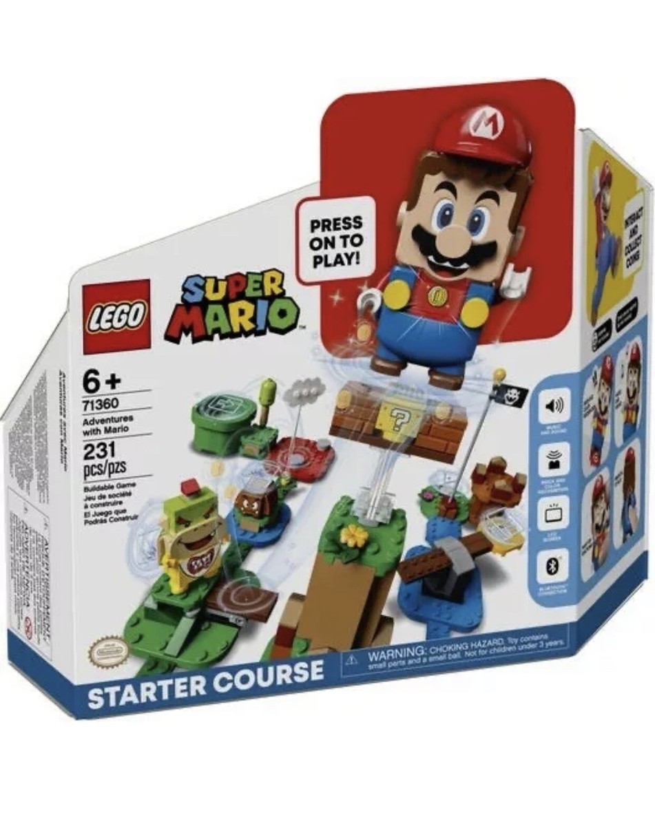 Lego Luigi Lego Mario Starter Set Tesco Target Mario Lego Set