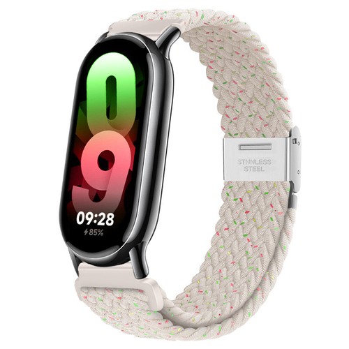 Bracelet pour Xiaomi Mi Band 8/9/10 Silicone/Nylon/Cuir/Acier Inoxydable Watchband - Photo 173 sur 316