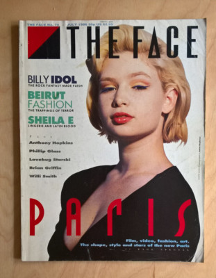 THE FACE July 1986/Vintage British Street-Style Magazine Fashion BILLY IDOL