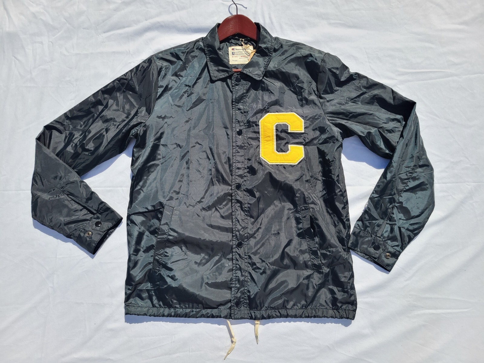 FILA Giacca Vintage Champion Rugby Rowing Crew Varsity Letterman Bomber Core Coach M