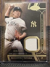 MASAHIRO TANAKA 2015 TOPPS TIER ONE RELICS NEW YORK YANKEES JERSEY PATCH /399!!!