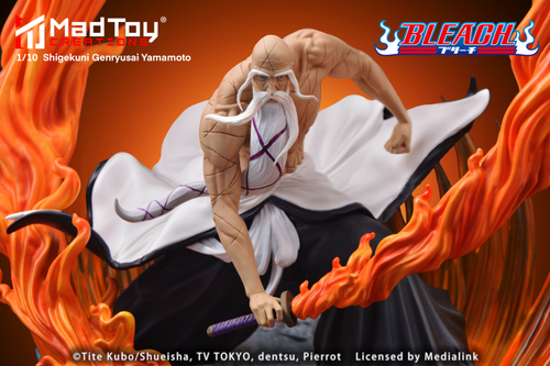Yamamoto Genryuusai Shigekuni MADTOY CREATIONS BLEACH Resin Figure 1/10 Presale - Picture 4 of 7