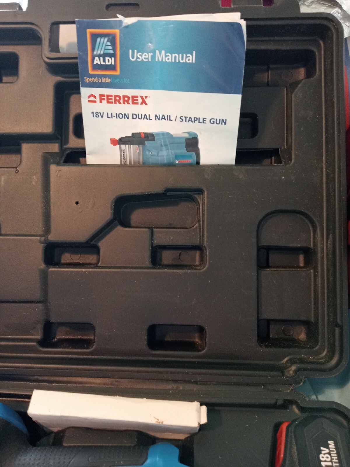 Ferrex CCT18GW 18v Liion Dual Nail/Staple Gun eBay