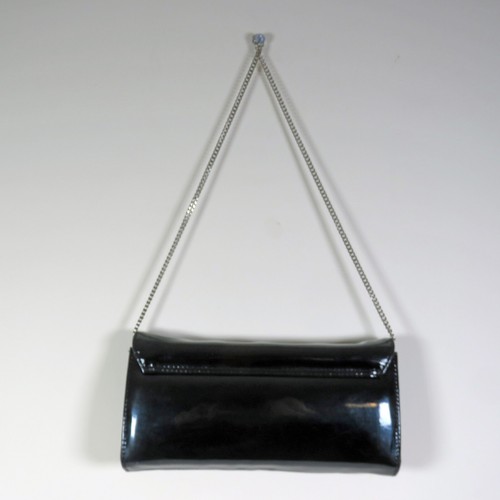 VAN DAL Genova Black Patent (Leather) Clutch Bag Handbag RRP: £60 - Picture 7 of 22