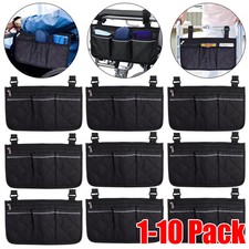 Lot Outdoor Wheelchair Side Pocket Armrest Storage Bag Wheelchair Accessories