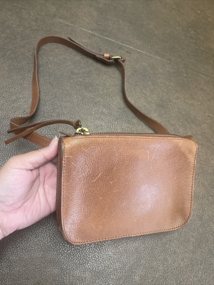 NWT Madewell Simple Pouch Belt Bag Crossbody Sz Small Leather Fanny Pack  Travel