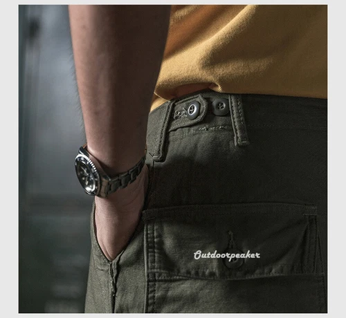 NON STOCK OG-107 Fatigue Utility Pants Military Baker Trousers Sateen Army Green - Picture 10 of 36