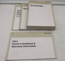 2021 Hyundai Elantra Owners Manual Set OEM R01B44010