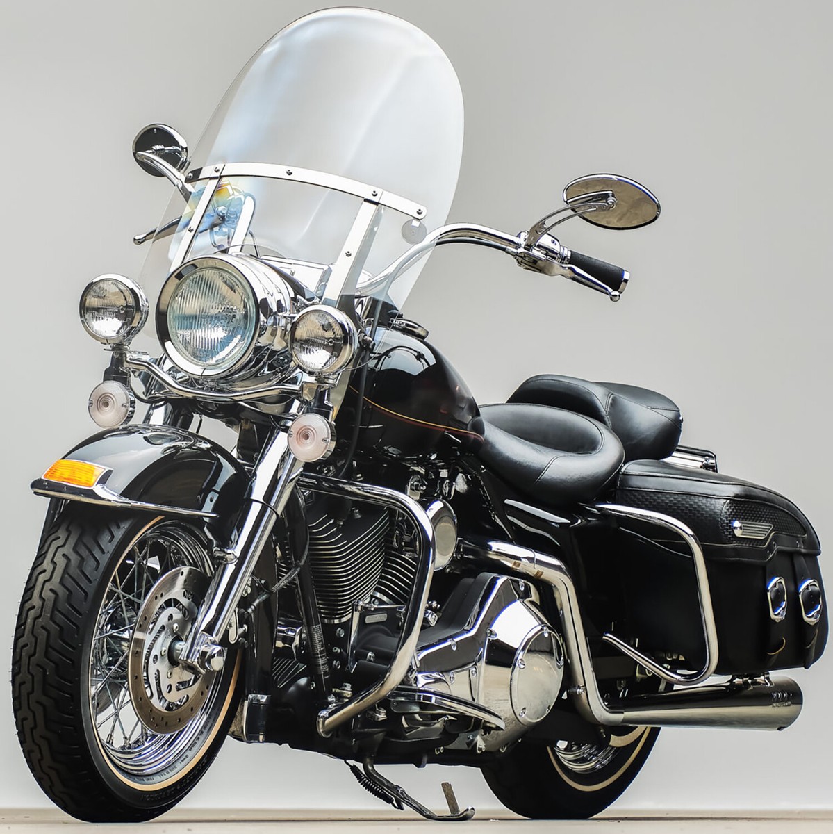 For 1994-2024 2007 Harley Road King Clear 28'' Windshield W