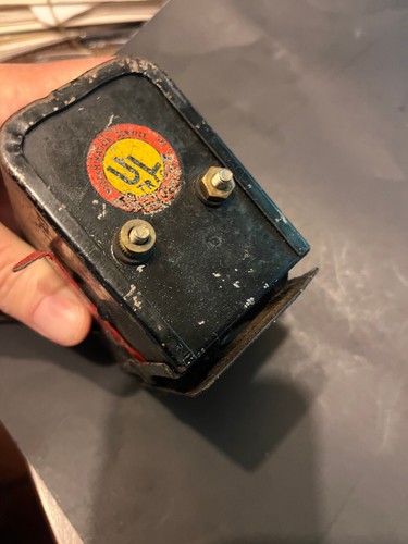 Vintage Marx Model 709 Transformer 110 V Black Vintage working Estate - Picture 3 of 5