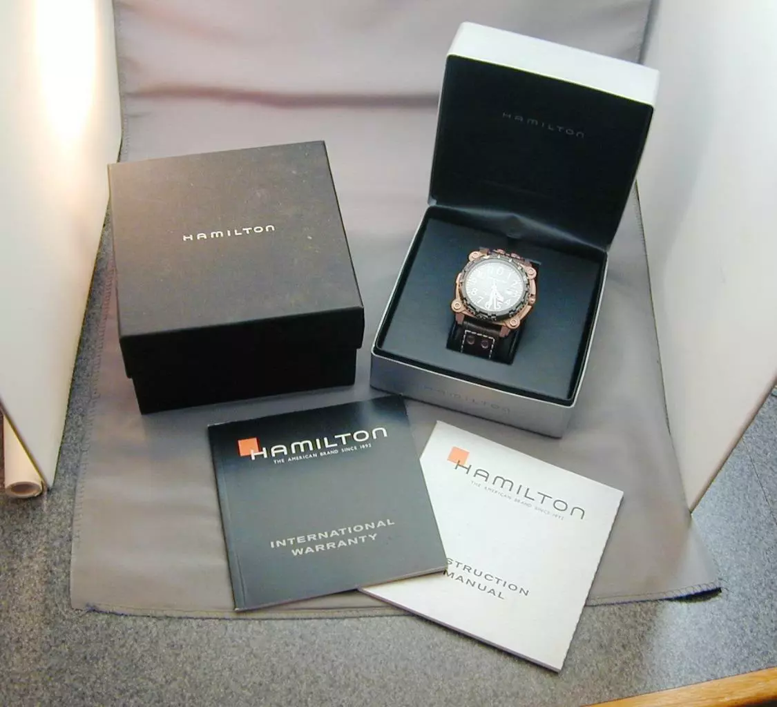 Hamilton watch box sale