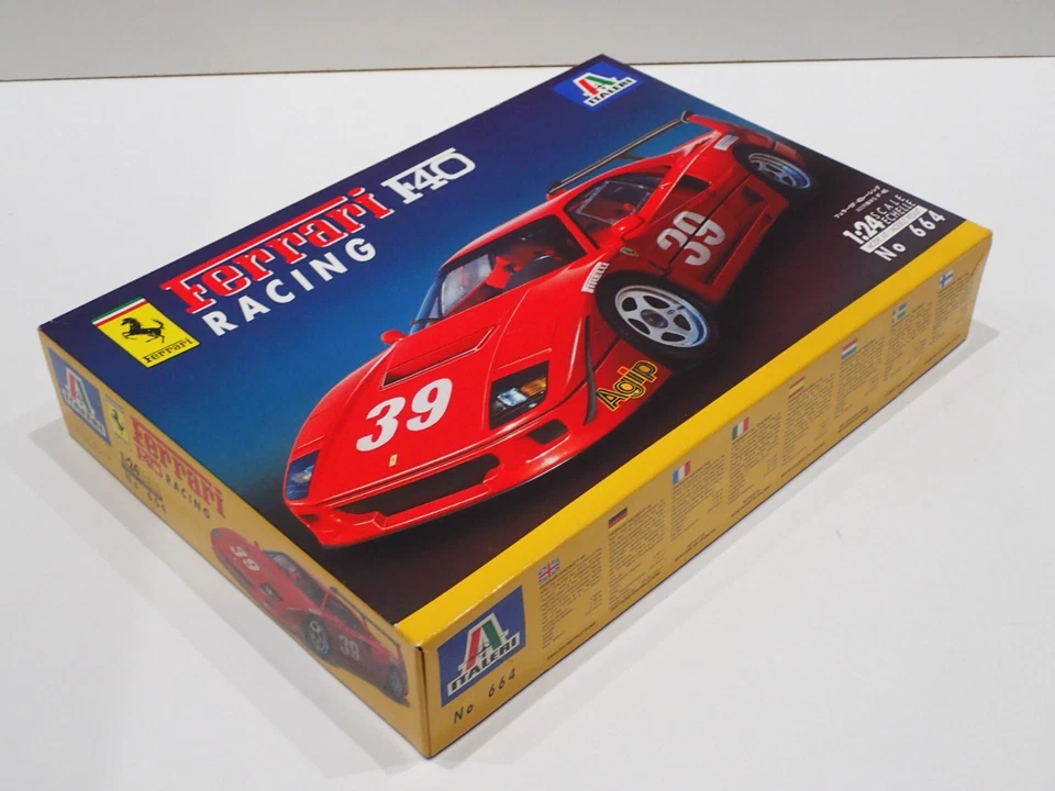 FERRARI F 40 RACING ITALERI KIT DA MONTARE SCALA 1:24 CON SCATOLA (20S) - Immagine 2 di 4