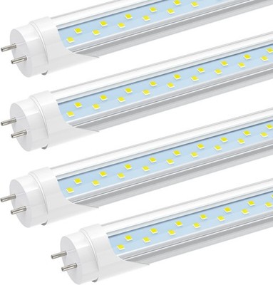 2FT T8 LED Tube Light, 12W(30W Equivalent), 1680LM, 6000K, Ballast Bypass, 24...