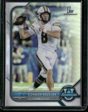 2021-22 Bowman University #84 Connor Bazelak Chrome Refractors