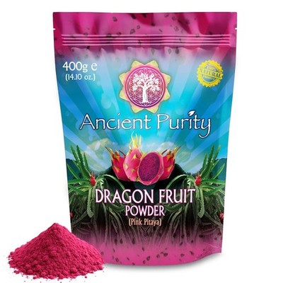 Drachenfruchtpulver / Exotische Superfrucht / Vitamine / Mineralien / Ballaststoffe / 400 gr