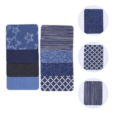 8 Pcs Aufbügeln Reparaturflicken Stickerei-patches Stoffflächen Nähflecken