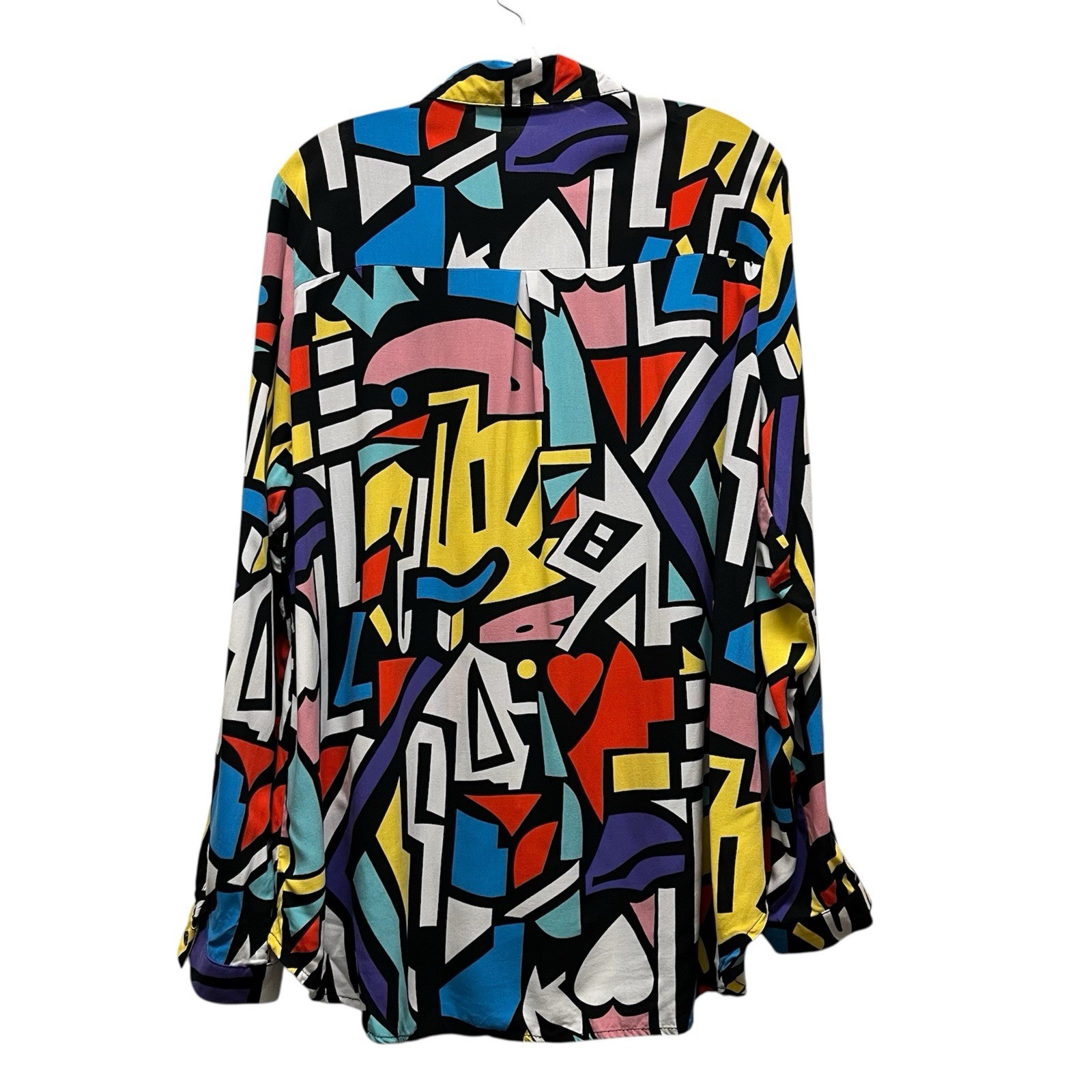 Big Dart Retro 90s 80s Abstract Geometric Print B… - image 2