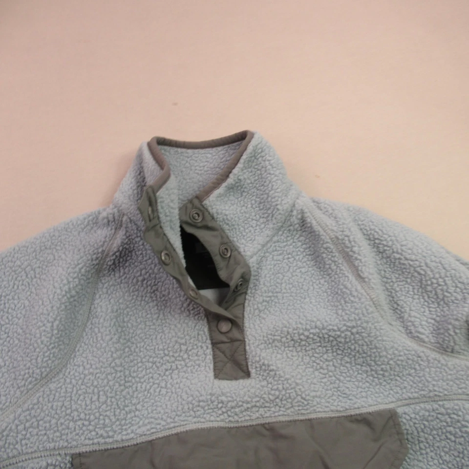 Suéter Carhartt Niñas Pequeño 4-6 Gris 1/4 Snap Polar Manga Larga Calce Relajado Foto 2 de 4