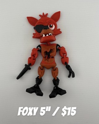 3d Printed & Articulating 6  Foxy (Five Nights At Freddy s)