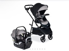 Britax Travel System Stroller w/ Infant Car Seat  Base, Black/Gray