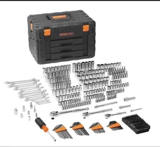 Vevor 450-Piece Mechanic's Tool Set with 3 Drawer Case Box
